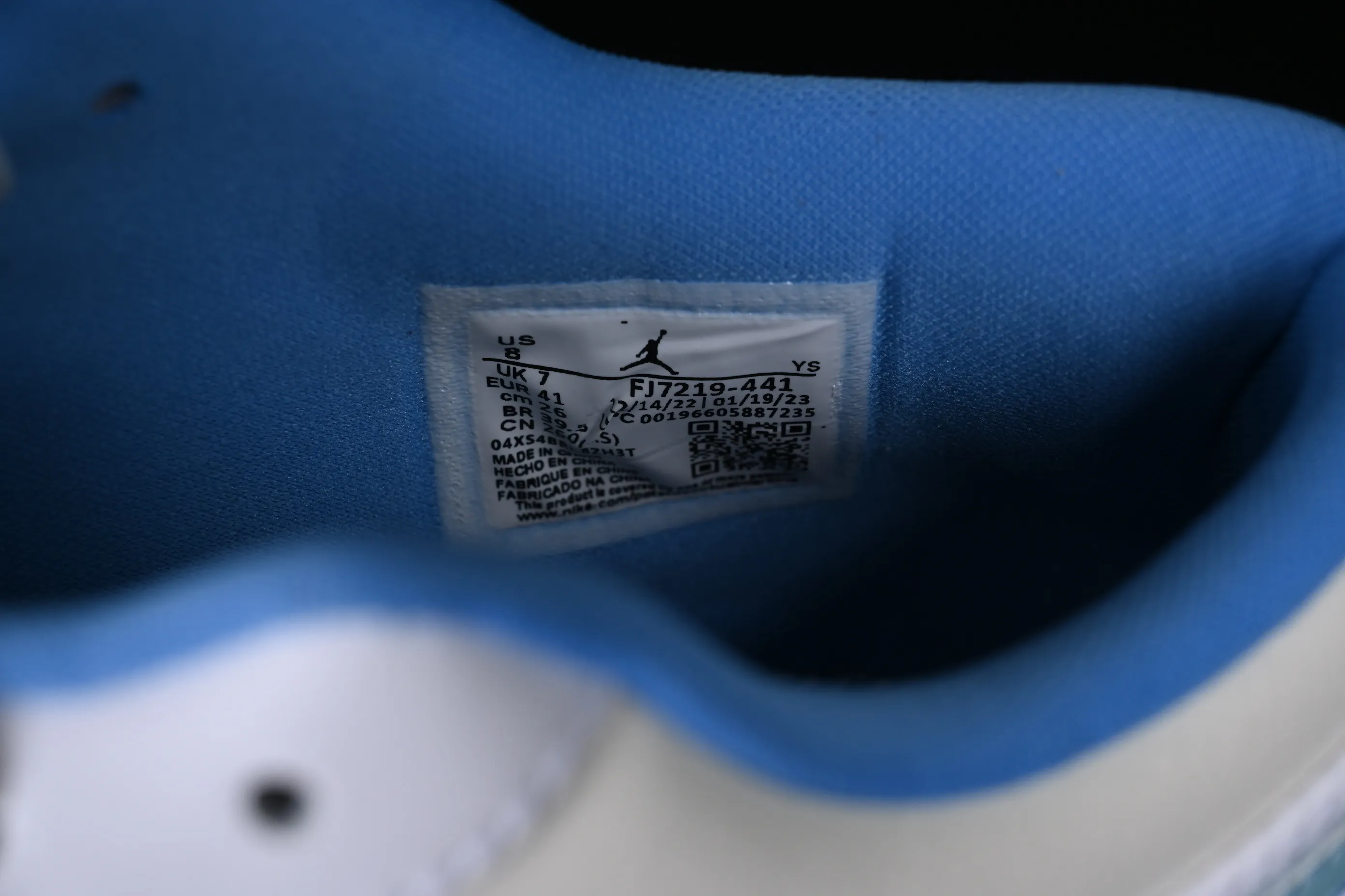 All categories Air Jordan Jordan series basketball shoes Air Jordan 1 Low Air Jordan 1 Low "Born To Fly" AJ1 Joe 1 blue and white flame FJ7219-441